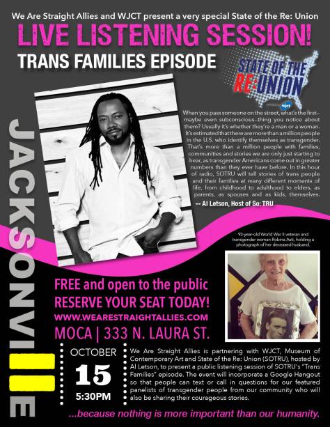 SoTRU T-Families Event Flyer